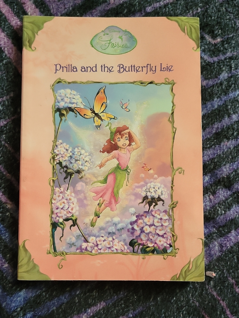 Disney Prilla and the Butterfly Lie Pink Peach Cover